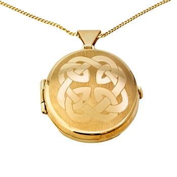 9ct gold 2.9g 18 inch Locket with chain
